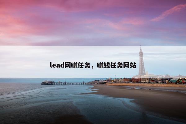 lead网赚任务，赚钱任务网站